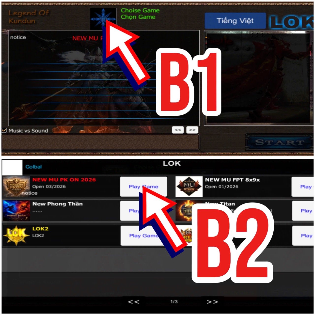 Hướng dẫn server